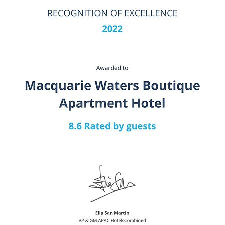 Macquarie Waters Boutique Apartment Hotel Порт-Маккуори Экстерьер фото